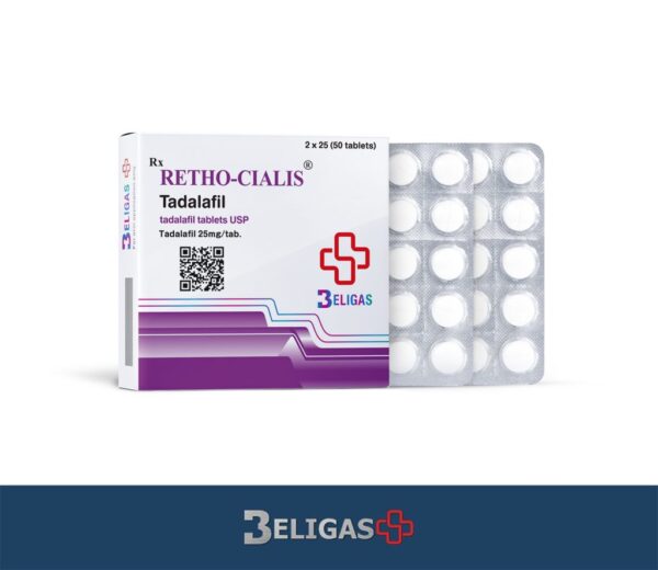 Tadalafil 25 mg x 50 tabs